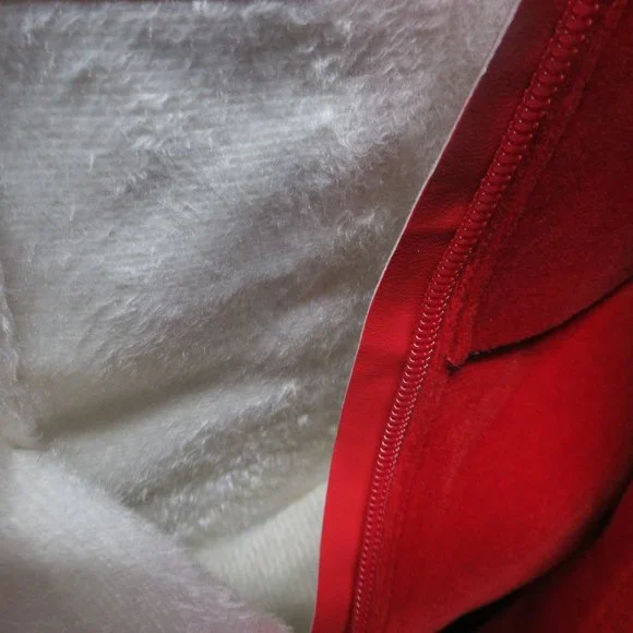 Red Velvety-Feel Stilletto Boots Size 41 (U.S. 8.5-9) - Picture 8 of 9